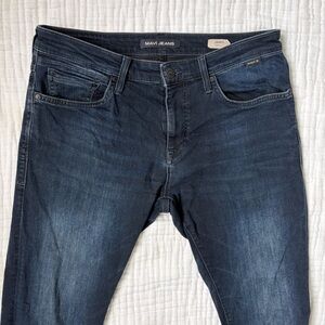 Mavi James Skinny Jeans Dark Wash Stretch Denim Men 31x34